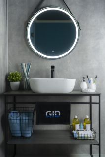 Раковина Gid K397D9 53322 накладная под камень глянцевая 50x40x14