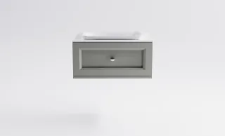 Тумба с раковиной Astra-Form Классик 4631177714009 70 см серый матовый