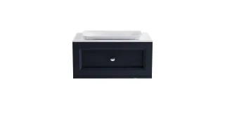 Тумба с раковиной Astra-Form Классик 4631177714085 80 см серый матовый