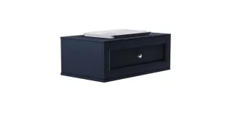 Тумба с раковиной Astra-Form Классик 4631177715587 90 см серый матовый