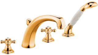 Смеситель на борт ванны Kludi 1926 позолоченный 515244520
