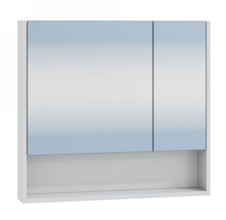 Зеркальный шкаф СанТа Сити 700352 70см белый