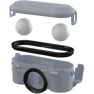 Душевой лоток AlcaPlast Simple с решеткой и опорами APZ10-650M