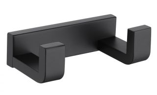 Двойной крючок ABBER Westen AA1750B чёрный матовый