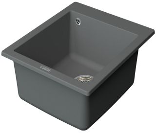 Мойка кухонная Point Динара PN3004AL 42 см серый