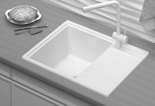 Мойка кухонная Point Стил PN3009BG 65 см светло-бежевый