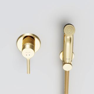 Гигиенический душ со смесителем AM.PM X-Joy F40H85B99 золото