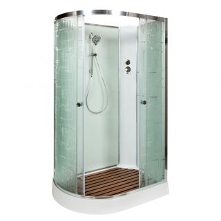 Душевая кабина Deto ЕМ1511 R N (без крыши) 110х80х208 см