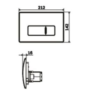 Кнопка смыва Am.Pm PRO M I048031