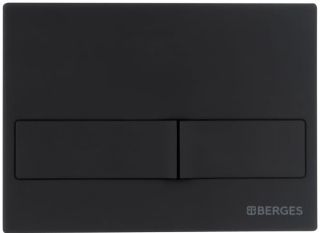 Комплект Berges 4в1 047215: инсталляция NOVUM525 кнопка L5 SoftTouch чёрная унитаз EGO Rimless сиденье Toma Slim SO