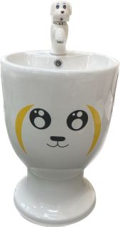 Детская раковина Laguraty 5620F на пьедестале белый