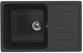 Кухонная мойка Ulgran Classic U-400-344 ультра-чёрный