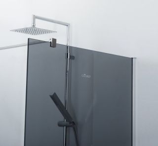 Душевая перегородка CEZARES LIBERTA-L-1-110-120-GR-Cr кронштейн 120см