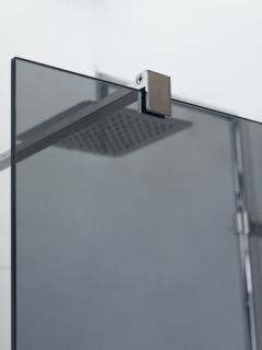 Душевая перегородка CEZARES LIBERTA-L-2-100-120-GR-Cr кронштейн 120 см