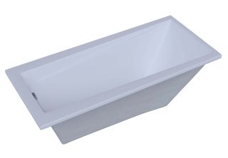 Акриловая ванна Aquatek Либра LIB170-0000021 170х70 см слив слева с фронтальным экраном сборно-разборный сварной каркас