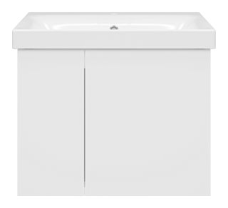 Подвесная тумба под раковину Misty Лира 60см белый