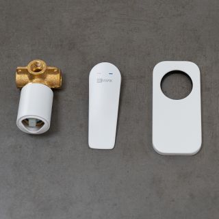 Встраиваемый смеситель для душа Lemark Bronx LM3723MW белый