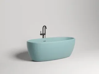 Ванна из искусственного камня Salini Luce S-Stone 100121MRF 170x85см RAL полностью