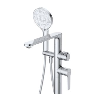 Напольный смеситель для ванны Cezares LUX-VDP-01 хром