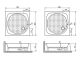 Акриловый поддон для душа RGW LUX/TN 800х800х150