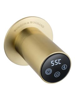 Полотенцесушитель электрический встраиваемый Wonzon & Woghand Dortmund WW-A365-BG 58x67 см с внутренней частью брашированное золото