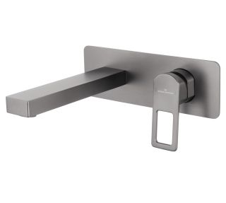 Встраиваемый смеситель для раковины Wonzon & Woghand Frame WW-88869010-BGM тёмный графит