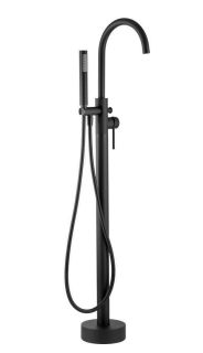 Напольный смеситель для ванны Swedbe Spira 4000B чёрный