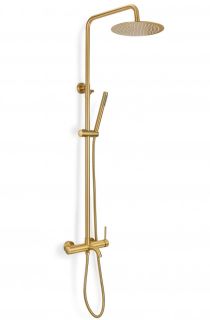 Душевая стойка Milacio MCU MCU.151.GD брашированное золото