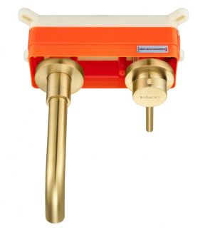 Встраиваемый смеситель для раковины Milacio Ultra MCU.552.GD брашированное золото