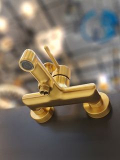 Смеситель для ванны AltroBagno Metropoli 0219 OrSp матовое золото