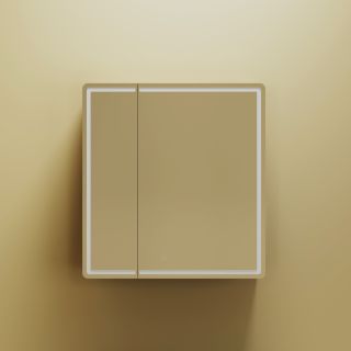 Зеркальный шкаф для ванной с подсветкой Sancos Mirror MI70ECH 70 см дуб чарльстон