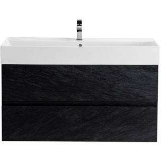 База под раковину Cezares подвесная с двумя выкатными ящиками, Nero, 1000x460x500, MOLVENO 46-100-2C-SO-NR