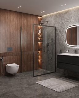 Душевой уголок CEZARES MOLVENO-AH-11-140/90-C-GM-IV