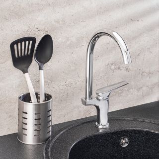 Смеситель для кухни РМС SL122-017FO хром