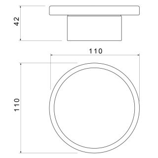 Мыльница Timo Saona 13221/17 золото матовое
