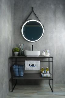 Раковина Gid N9044 51165 накладная белая 38.5x38.5x14