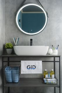 Раковина Gid N9121 51123 накладная белая 59x42x15.5