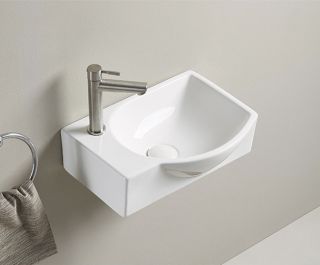 Раковина Gid N9276R 61130R подвесная белая 40.5x28x14