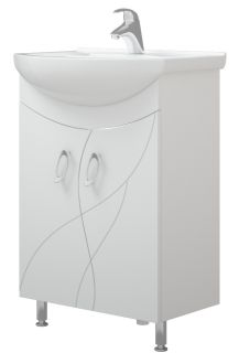 Тумба под раковину Corozo Наина 60см белый SD-00000320