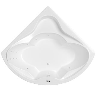 Гидромассажная ванна WHITECROSS Konsul 0110.150150.100.LINE.CR 150 см Line хром