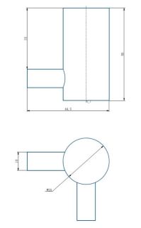 Крючок для ванной комнаты Haiba HB8405-2 хром