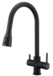 Смеситель для кухни Paulmark Lange La214212-401 антрацит