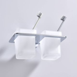 Стакан для ванной комнаты Raglo R301.08 двойной хром