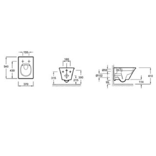Унитаз подвесной Jacob Delafon GRANDS BOULEVARDS EDW102-00