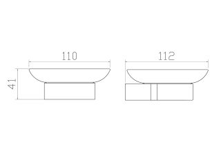 Мыльница с держателем Wonzon & Woghand Carbon WW-7722 чёрный