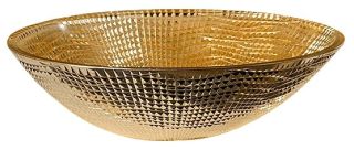 Раковина накладная Boheme золото  814