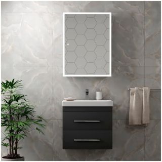 Зеркало-шкаф с подсветкой Continent Reflex МВК127 50см белый