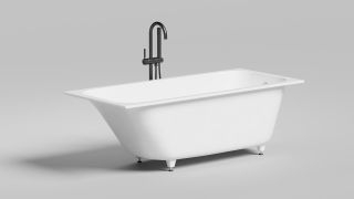 Ванна из искусственного камня Salini Orlanda Kit S-Sense 102111M 170x70см белый матовый