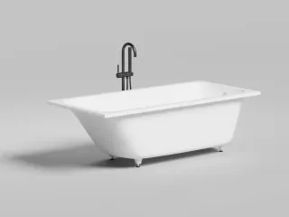 Ванна из искусственного камня Salini Orlanda S-Stone 102026MRF 170x80см RAL полностью