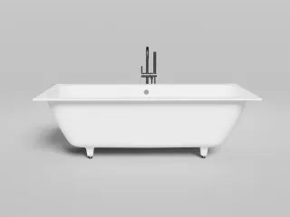 Ванна из искусственного камня Salini Orlanda Axis S-Sense 103212GRH 180x80см RAL снаружи